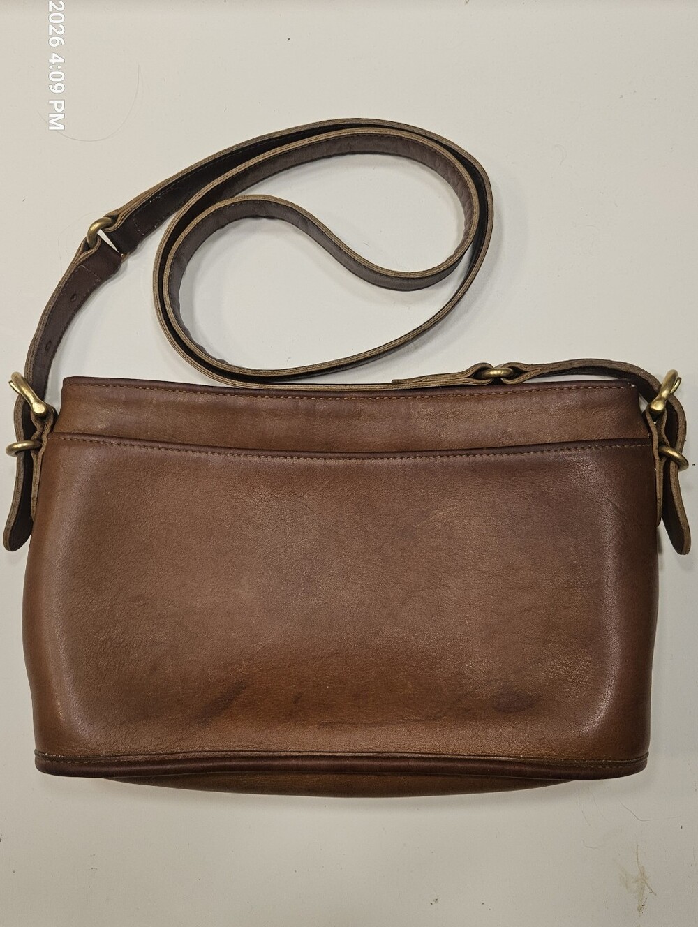 Vintage 1990's Coach 9802 Equestrian Zip Cross Body